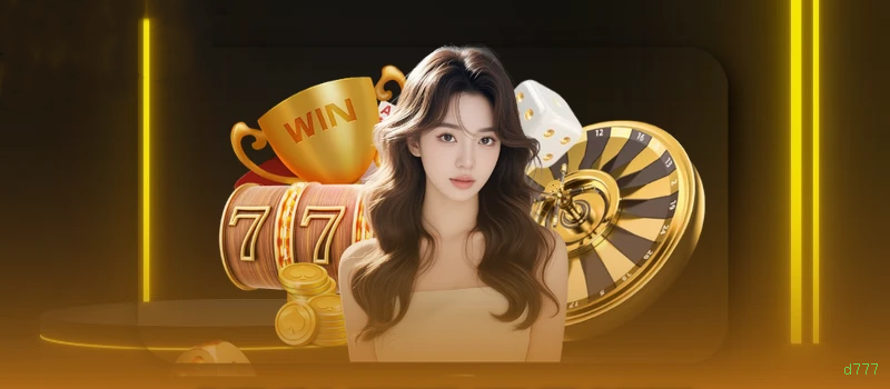 Imagem promocional do login da d777